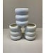 Bavary Lot de 2 tasses en céramique Wave 400 ml