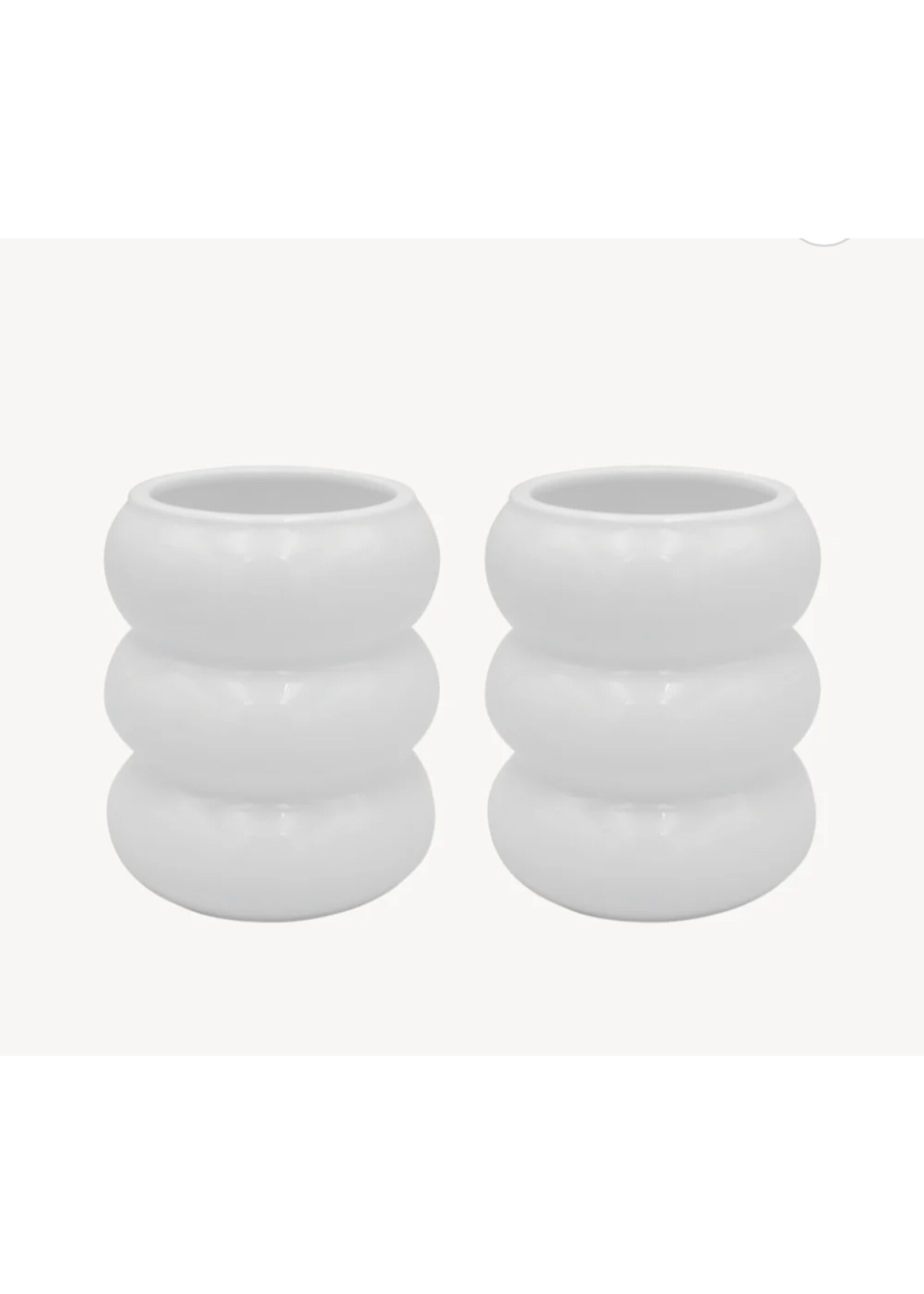 Bavary 2 Stück Wave Keramikbecher 400ml