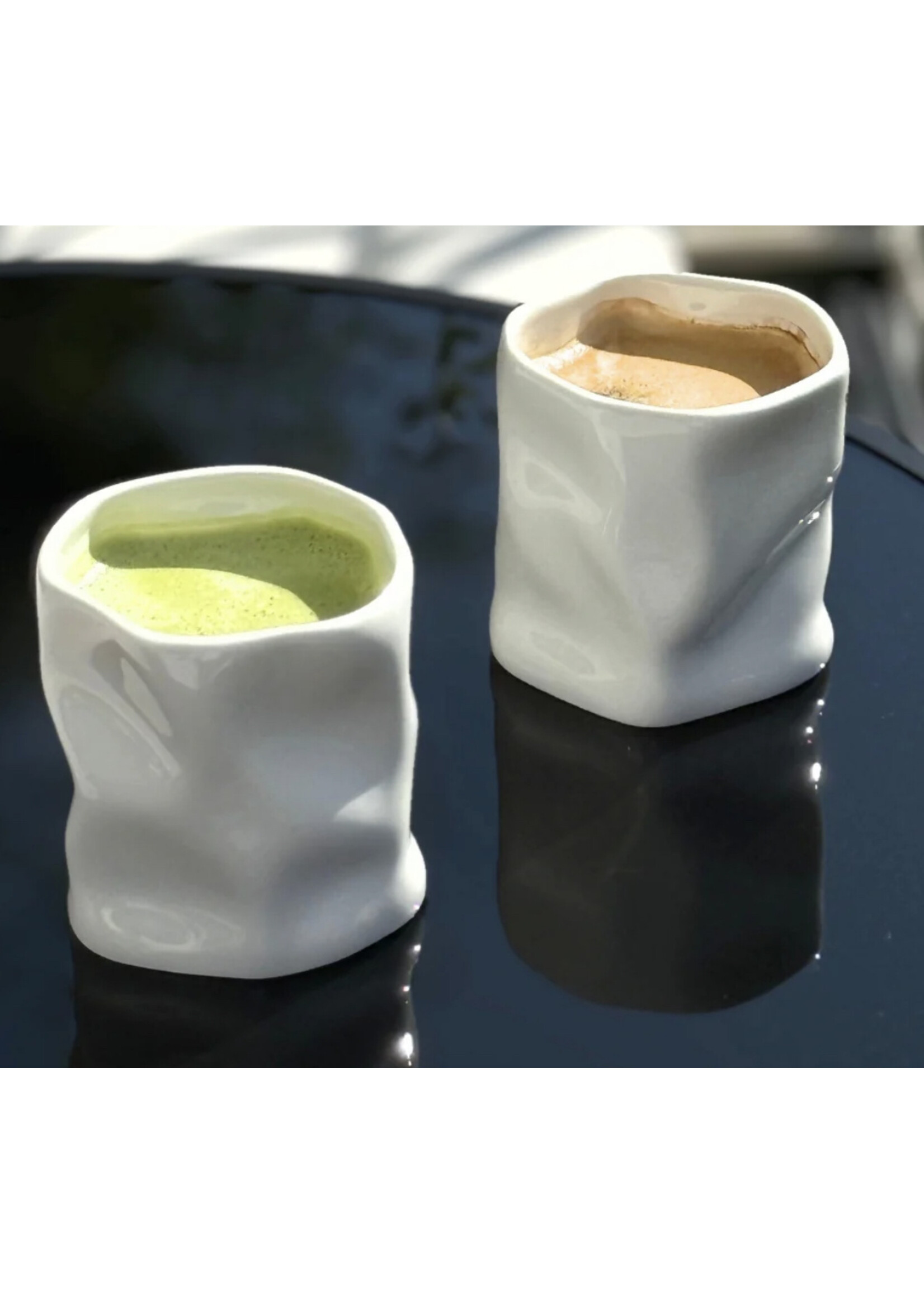 Bavary Keramiek wave koffiekopjes 2 stuks 350ml