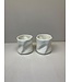 Bavary Tasses à café en céramique ondulées 2 pièces 350 ml