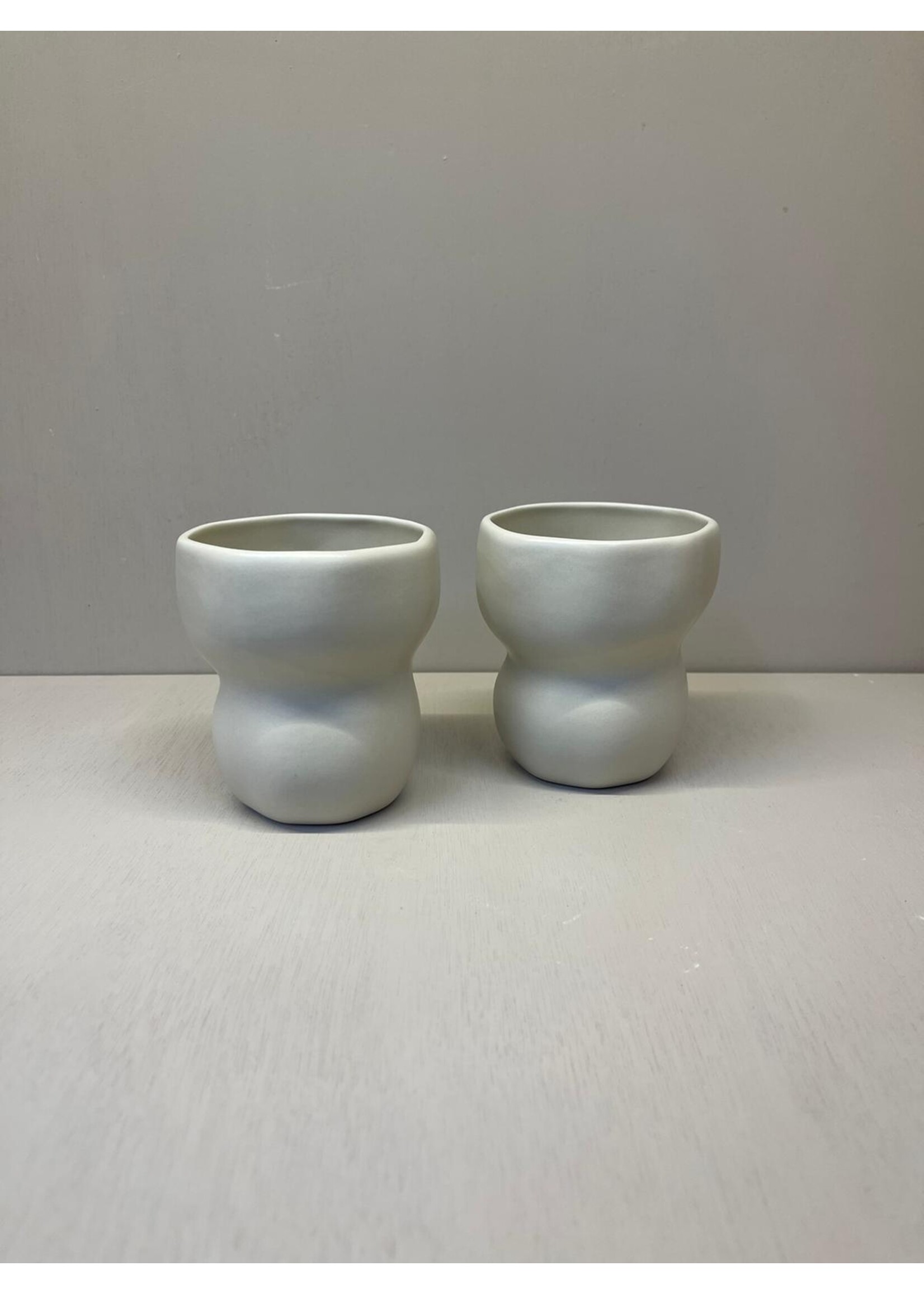 Bavary Keramiek Wave koffiekopjes 300ml 2 stuks