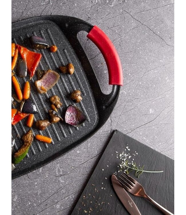 Plaque de cuisson à induction Royalty Line® BTG47M - 29 x 47 cm - Poêle à griller