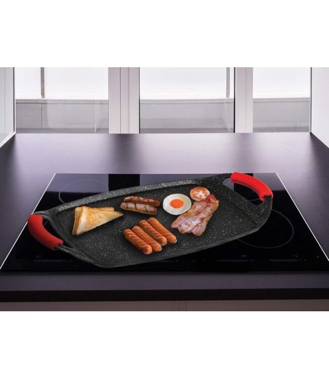 Plaque de cuisson à induction Royalty Line® BTG47M - 29 x 47 cm - Poêle à griller