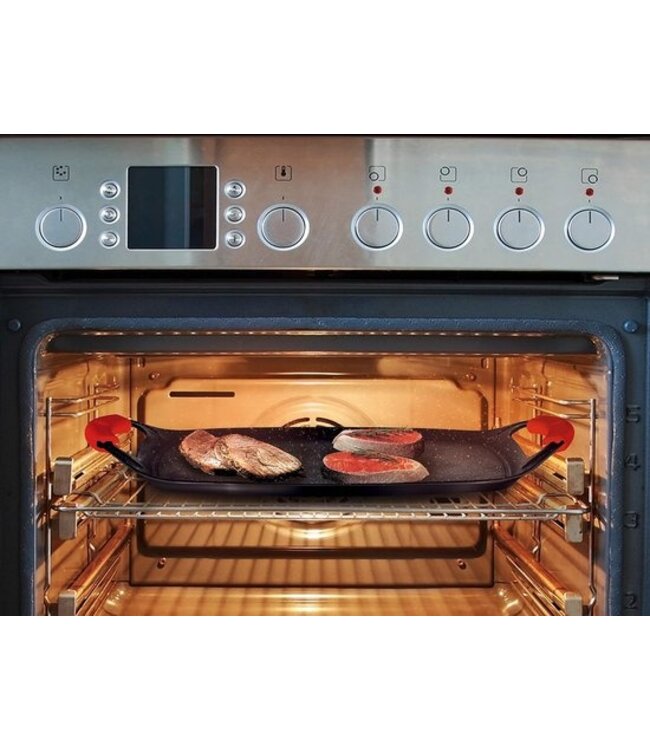 Plaque de cuisson à induction Royalty Line® BTG47M - 29 x 47 cm - Poêle à griller