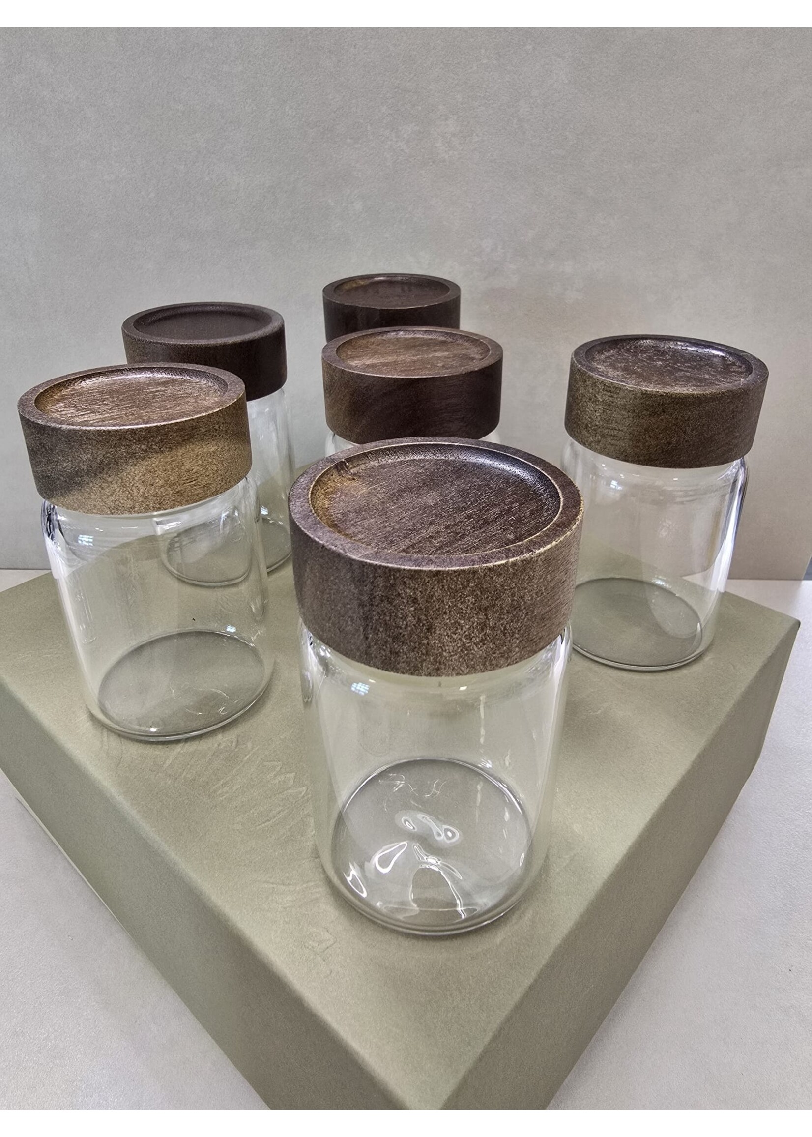 Bavary 6-teiliges Vorratsdosen-Set mit Bambusdeckeln