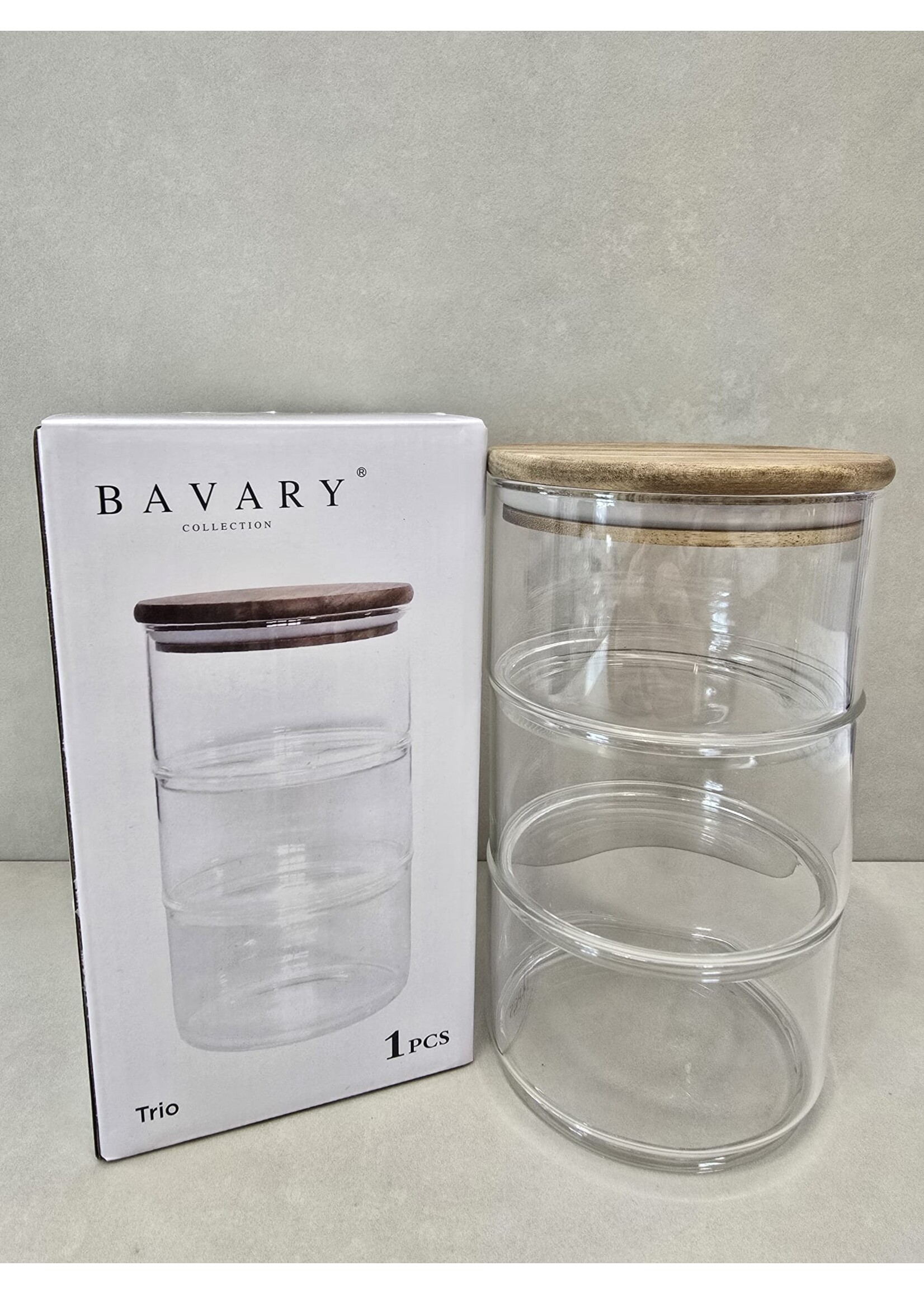 Bavary 3-delige voorraadpotjes met deksel