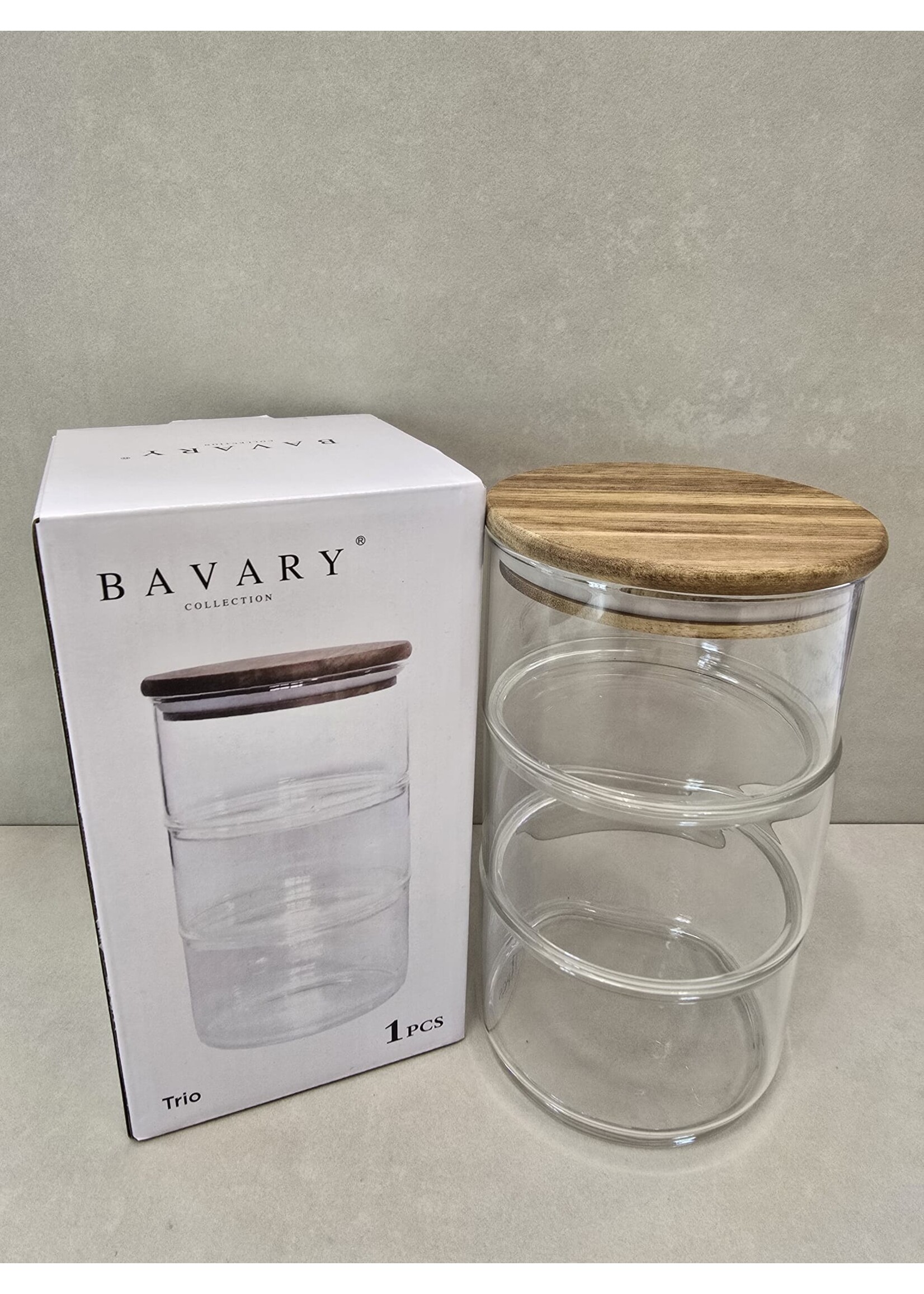 Bavary 3-delige voorraadpotjes met deksel