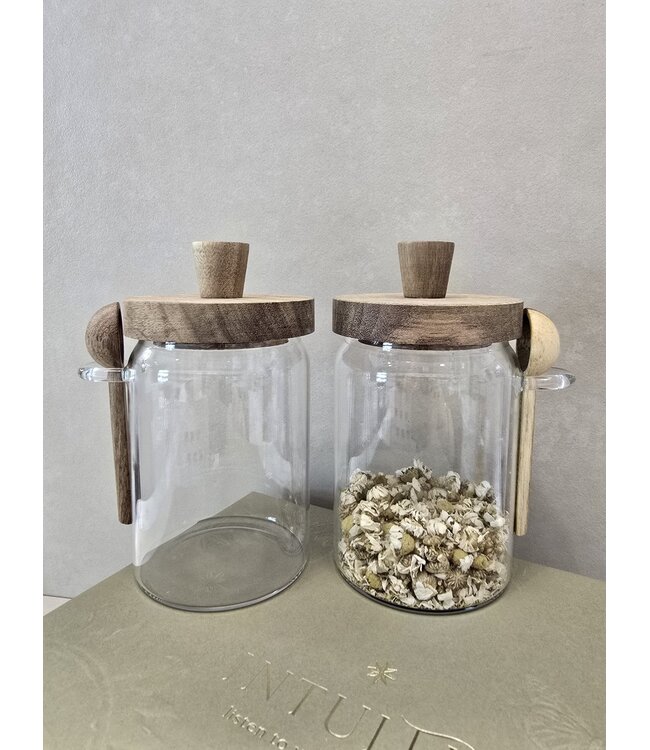Bavary bocal de rangement avec cuillère