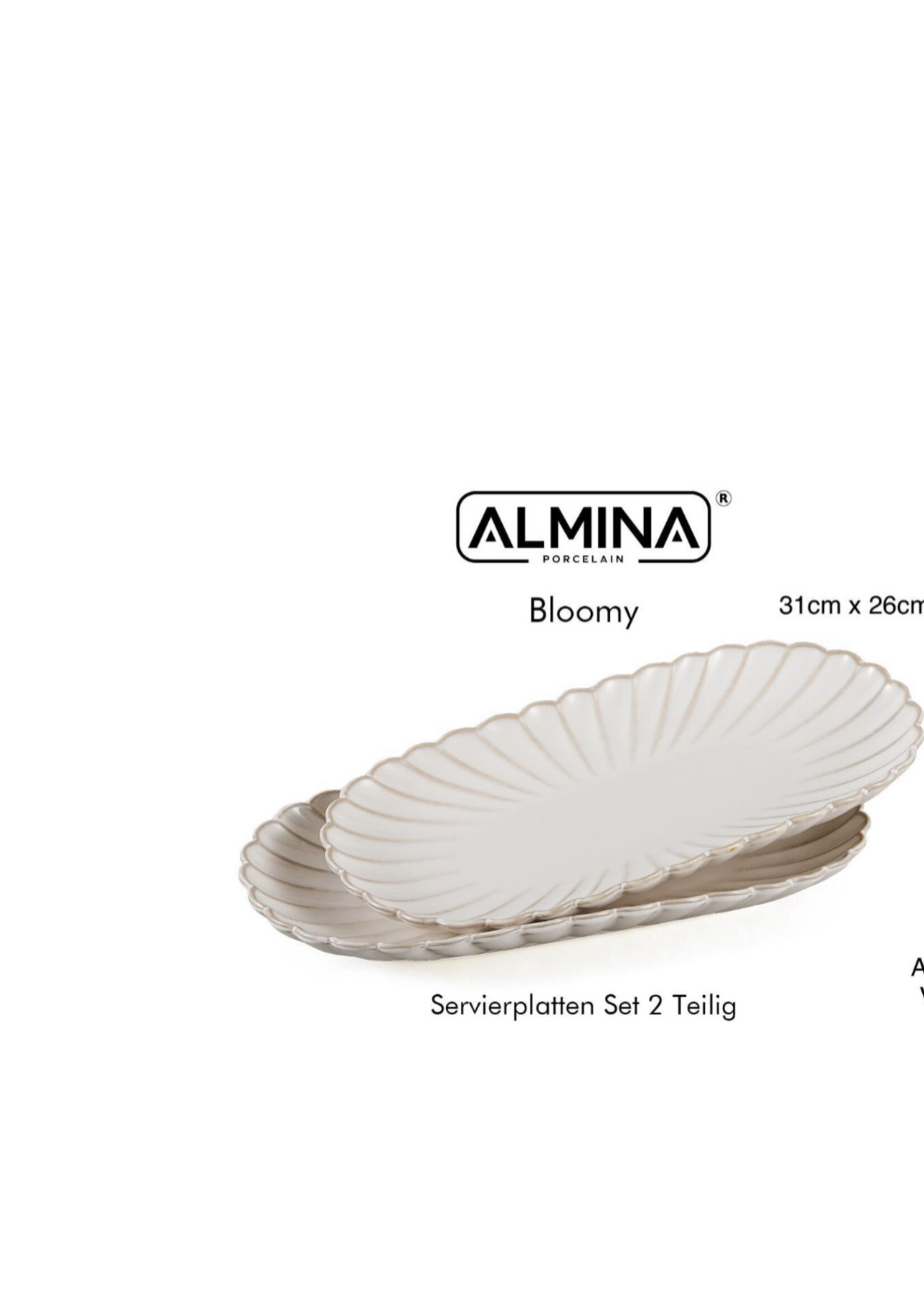 Almina Bloomy 2x Servierschüsseln