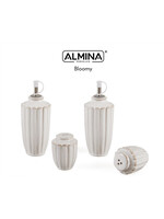 bouteille d'huile de vinaigre et salières et poivrières