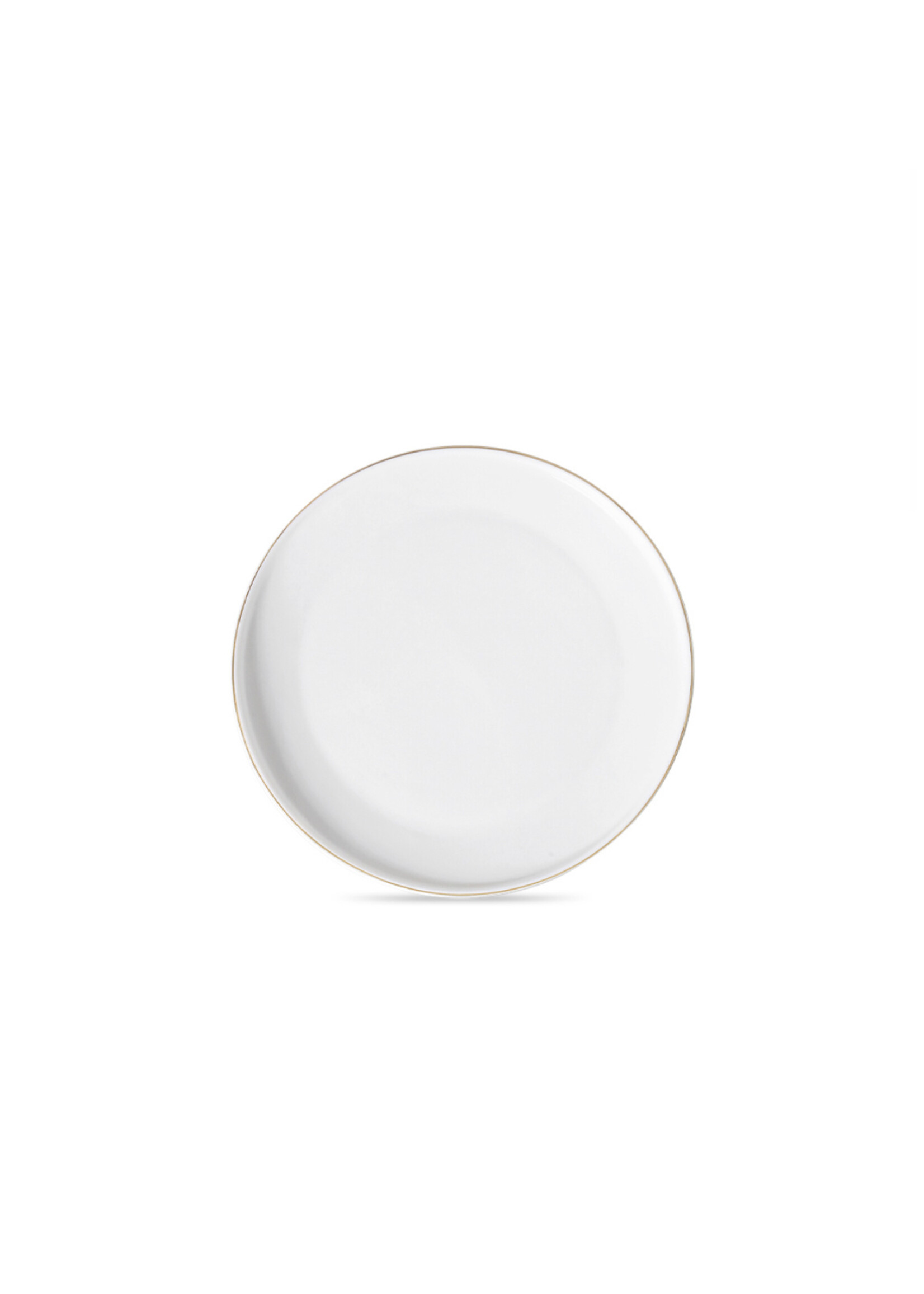 Levinza Luna – Service de table 27 pièces en porcelaine fine (blanche et dorée)