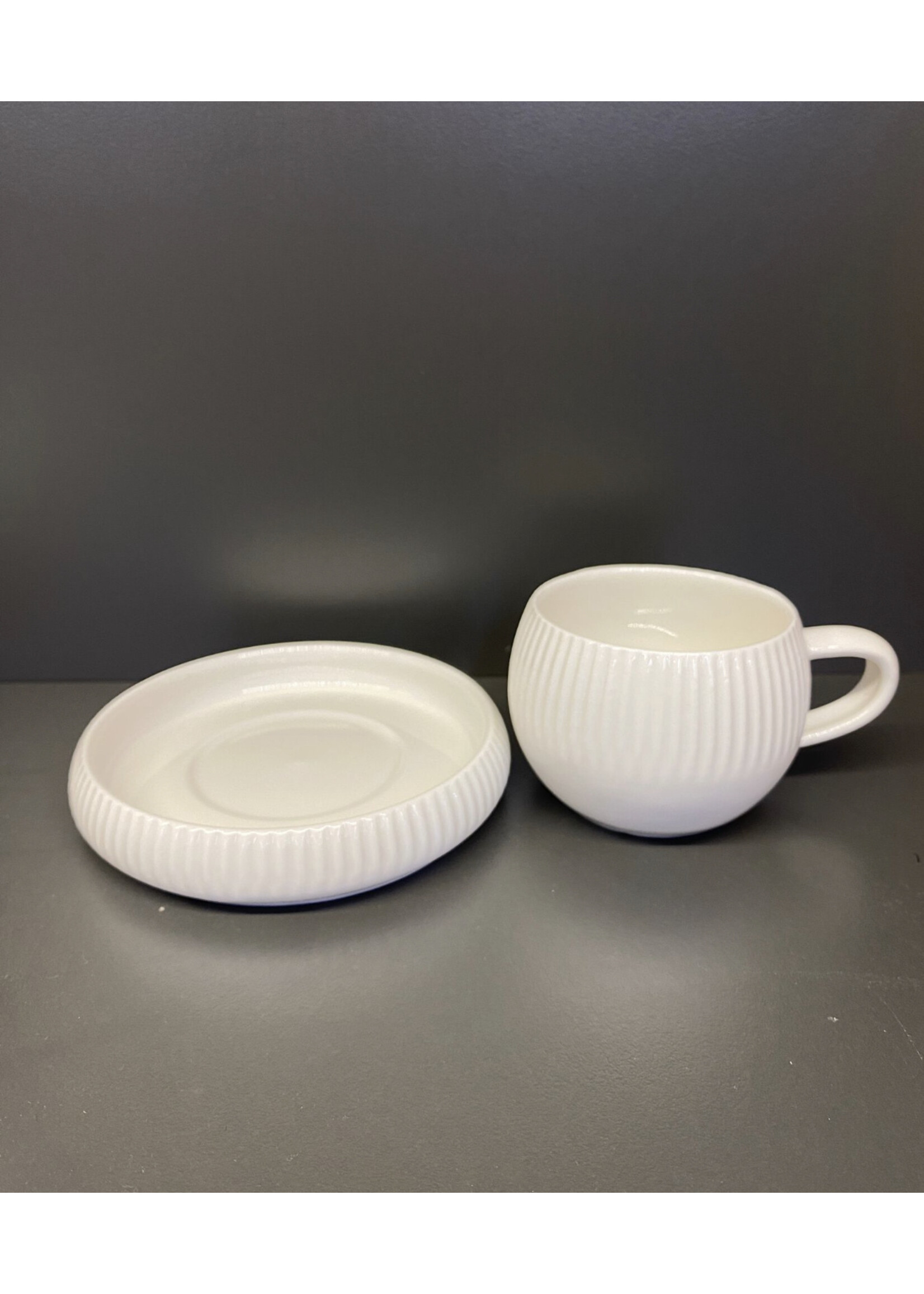 Tasses à café Bavaria Chubby – 200 ml – blanches