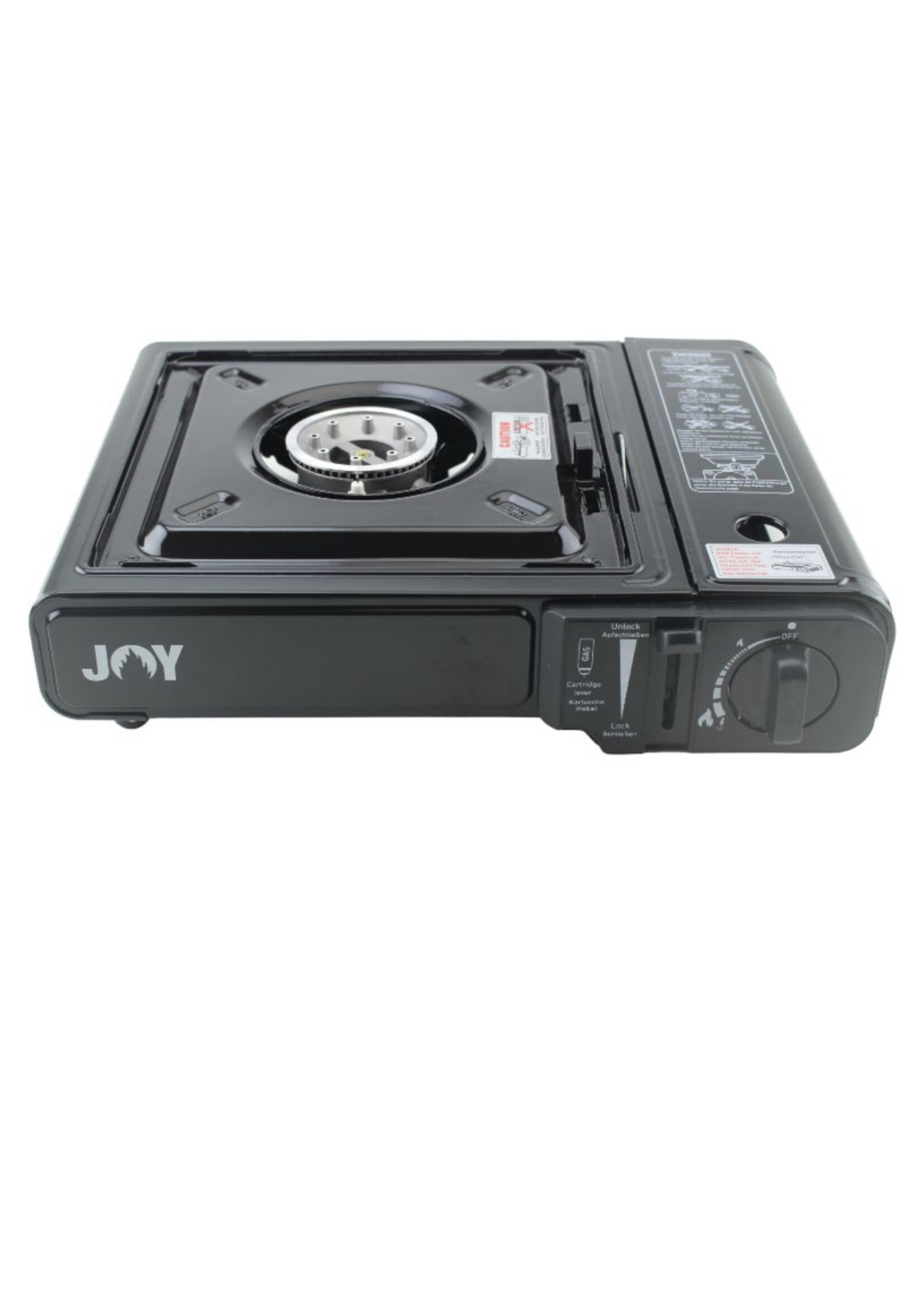 Boîtier de réchaud à gaz compatible avec une cartouche de butane de 227 g, noir