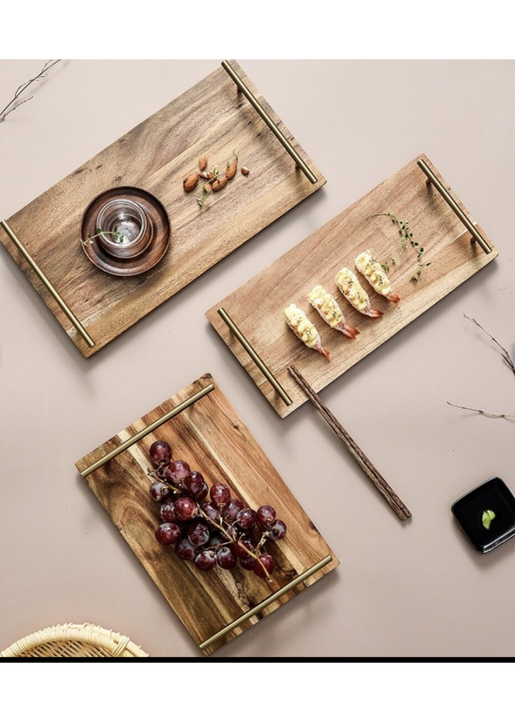 Acaciahouten Serveerplank – 36 x 17 cm