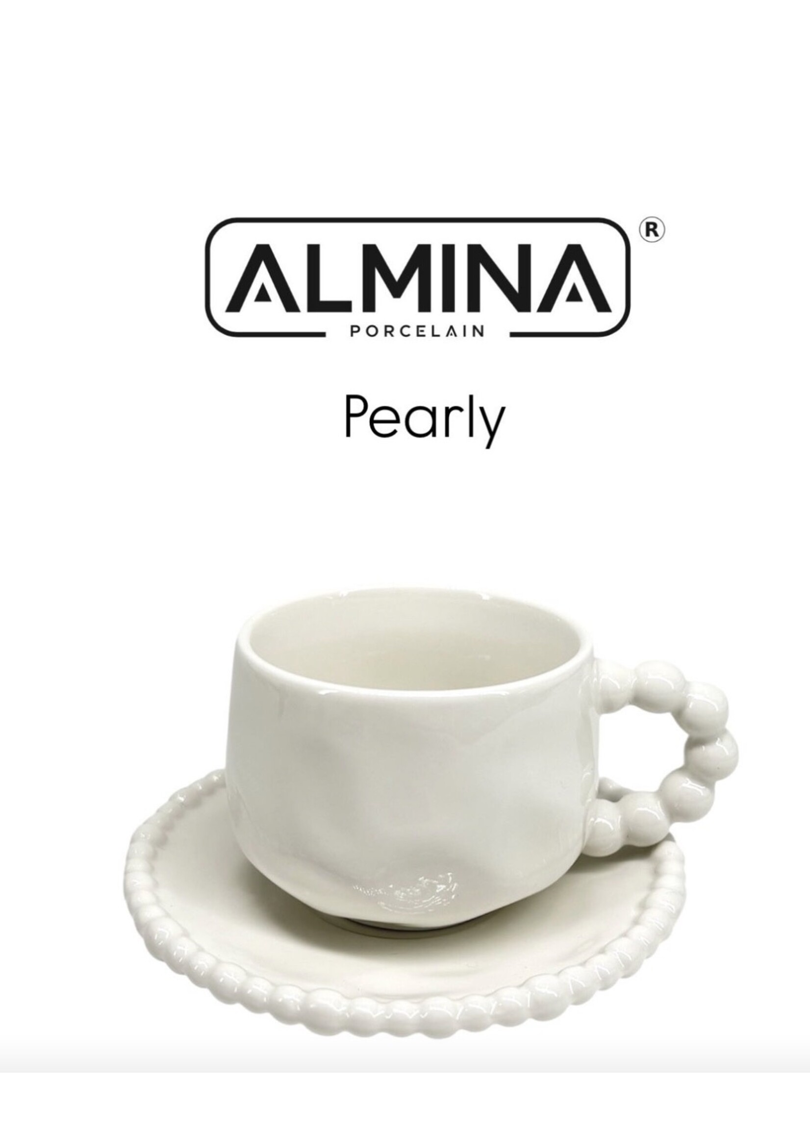 Almina Perlmutt-Kaffeetassen, 12-teilig