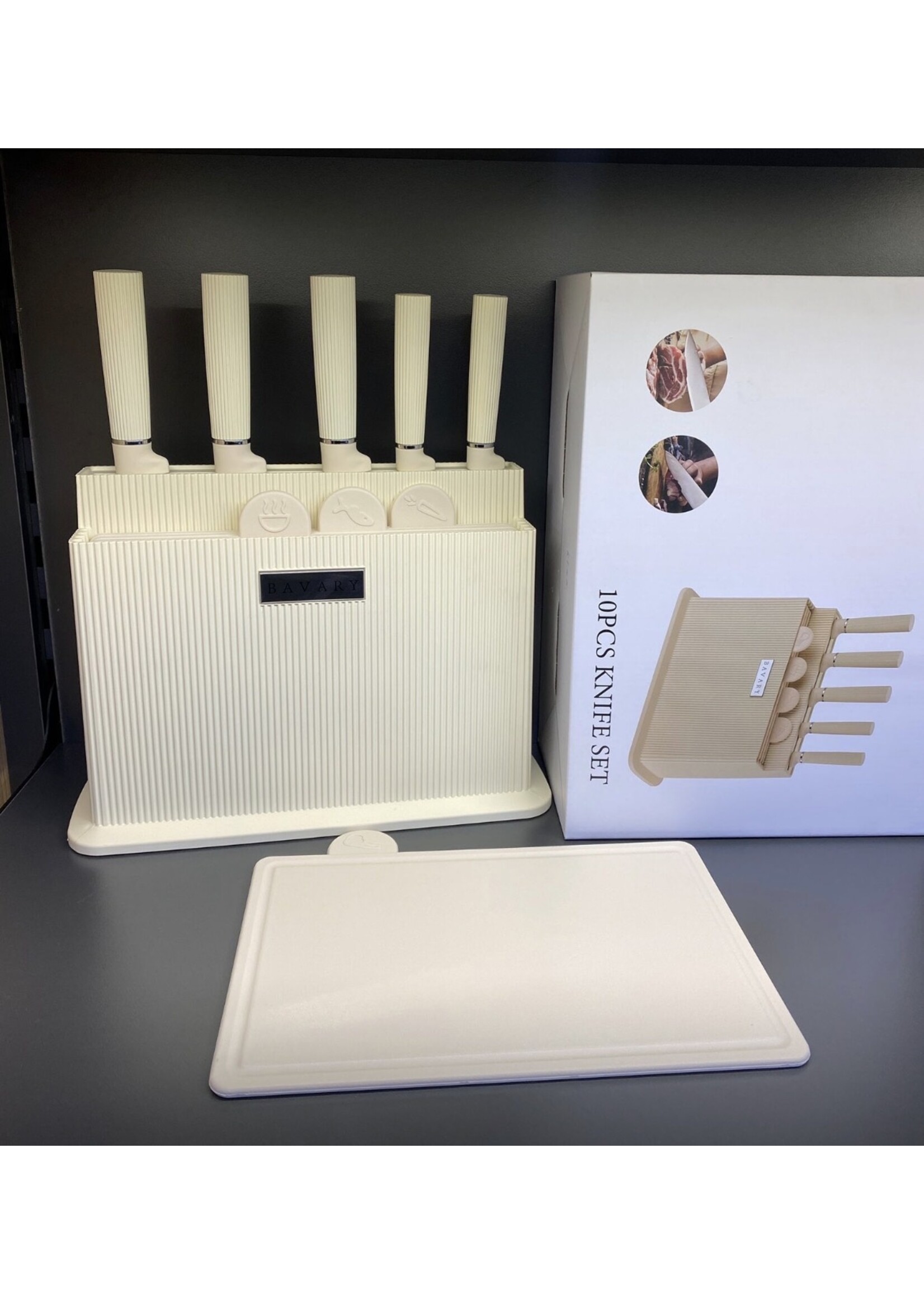 Bavary ensemble de 10 couteaux