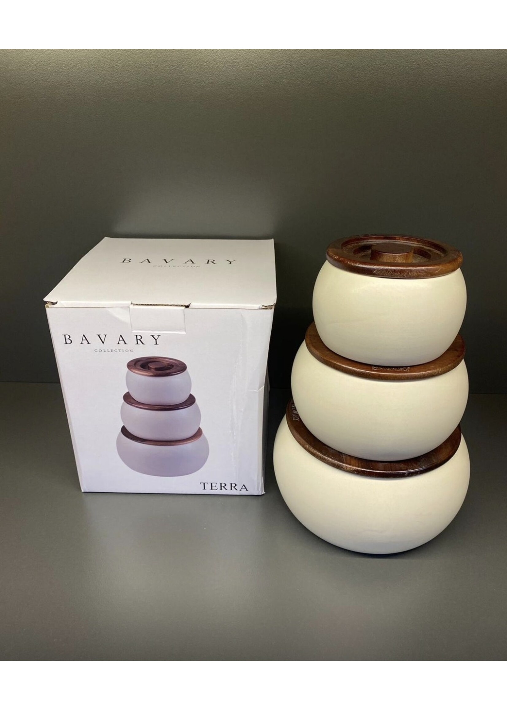 BAVARY Terra – Luxe Opbergpotten Set