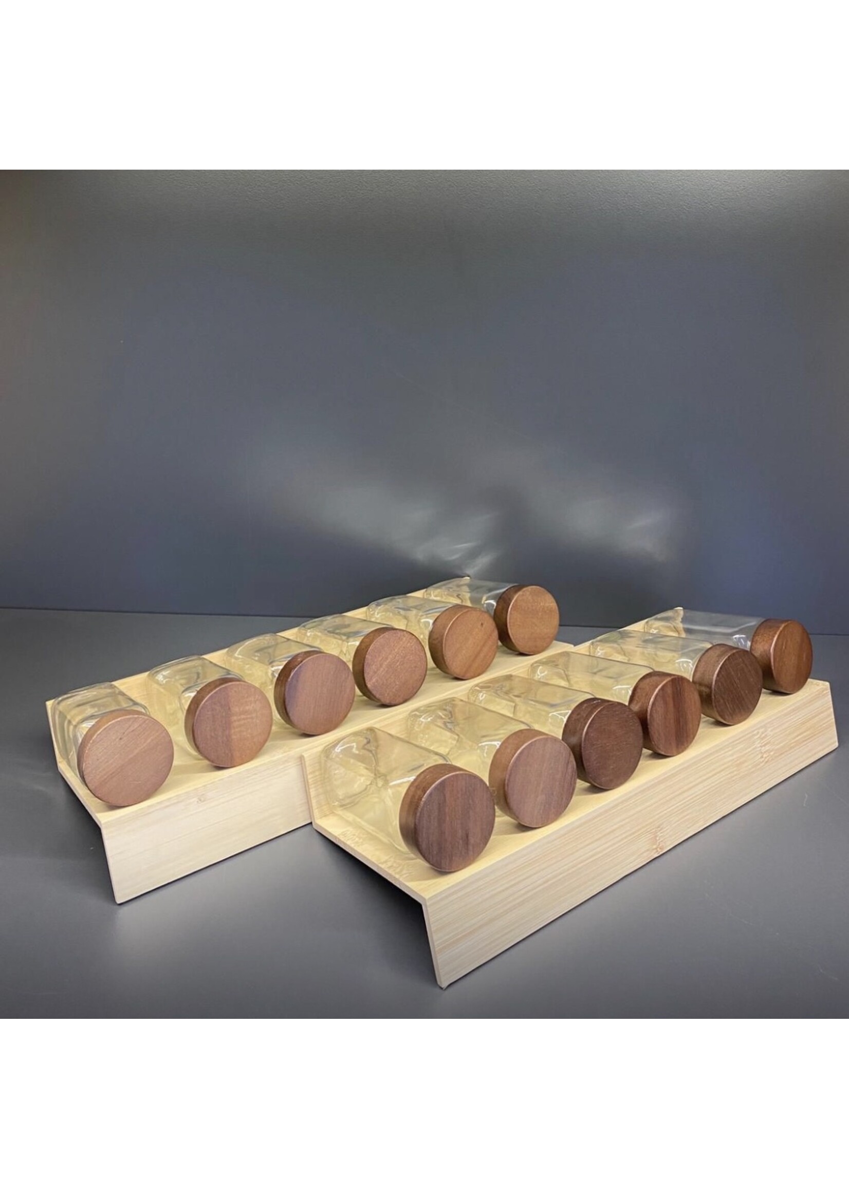 Bavary 12-teiliges Kräuterglas-Set mit Halter