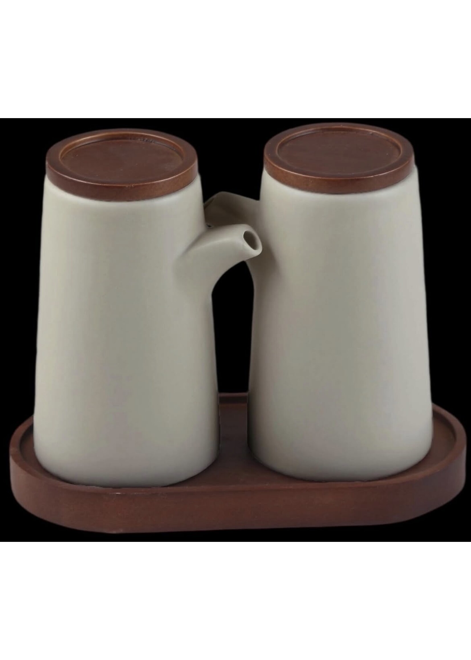 Bavary Distributeur d'huile et de vinaigre 3 pièces