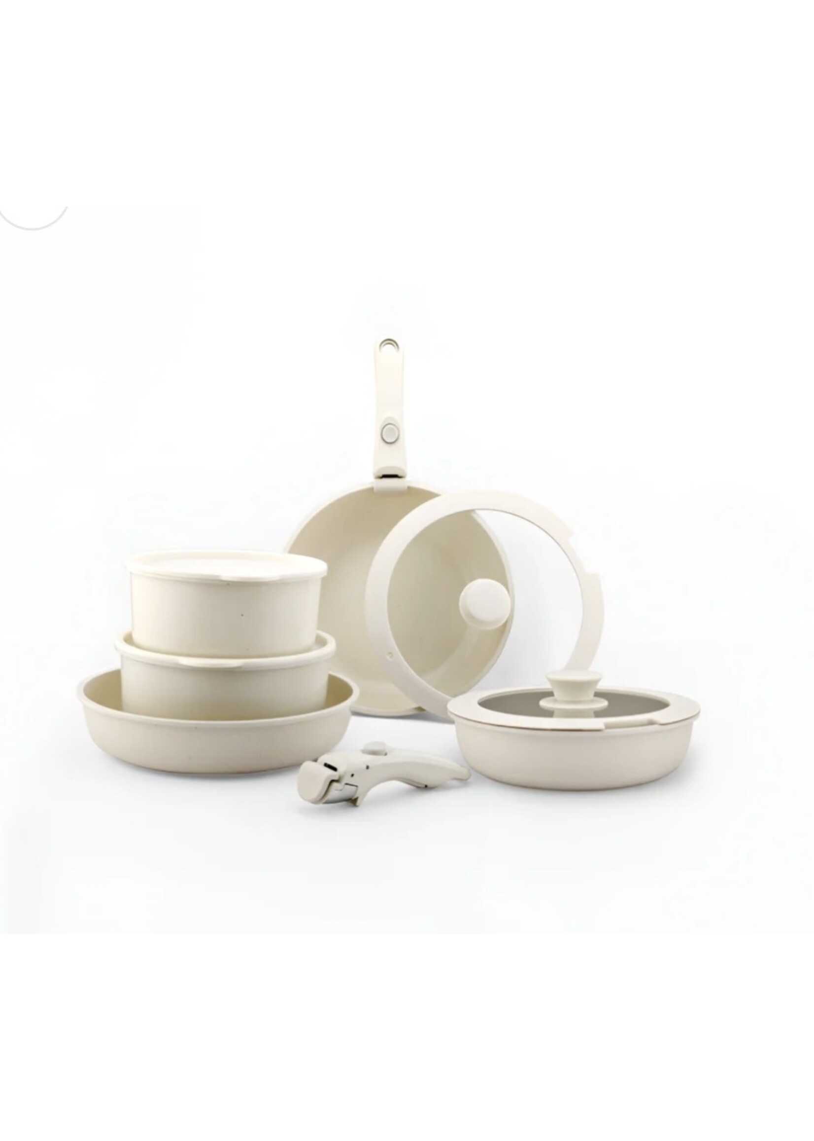 11-delige Pannenset met Afneembare Handgreep – Bavary Collection