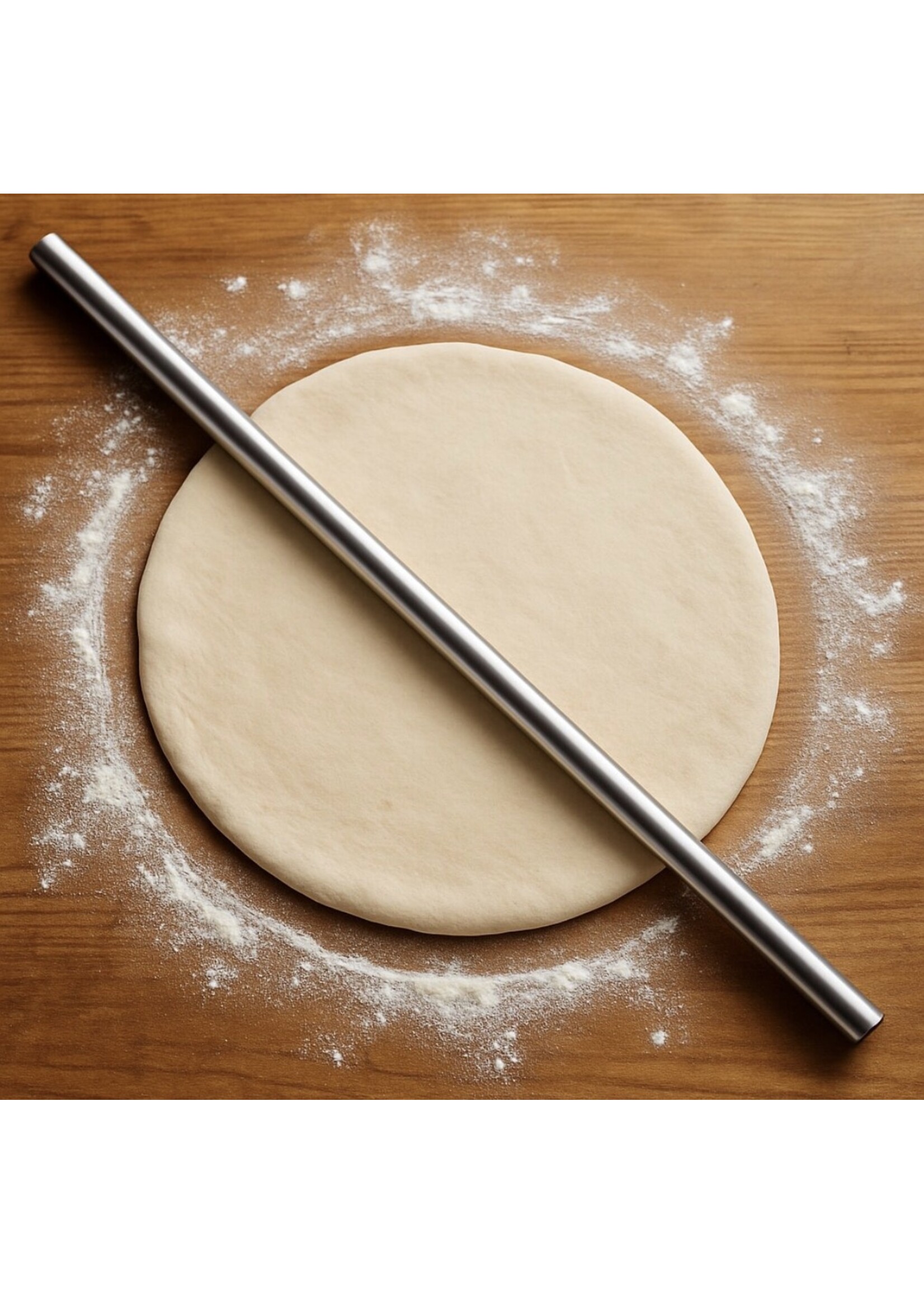 Rouleau à pâtisserie en aluminium disponible en 2 tailles