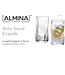 ALMINA Glassware Artic Snow Grande Longdrinkglazen – Set van 6