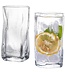 ALMINA Glassware Artic Snow Grande Longdrinkglazen – Set van 6