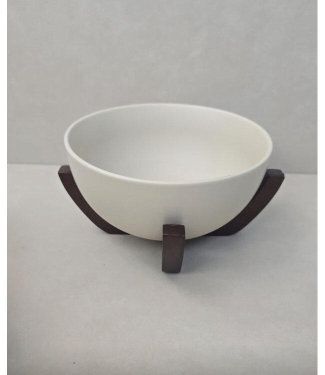 Bavary Set de plat de service avec support en bambou 23 cm