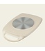 Kitchen&maison Plaque de cuisson - Revêtement céramique - 47 cm - Sans PFAS - Beige