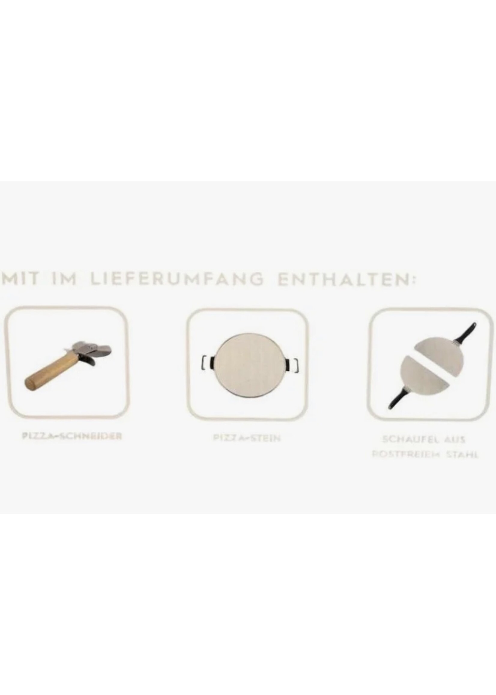 Mulex Pizzaofen Traditioneller Steinofen CREAM - Tasfirin - Crusto