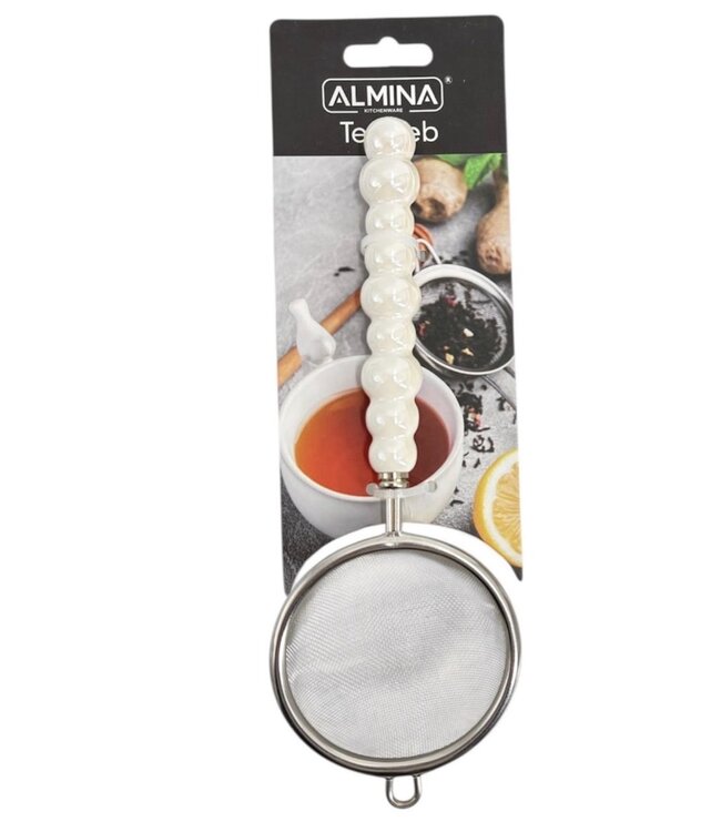 Almina Perlen-Teesieb 20 cm