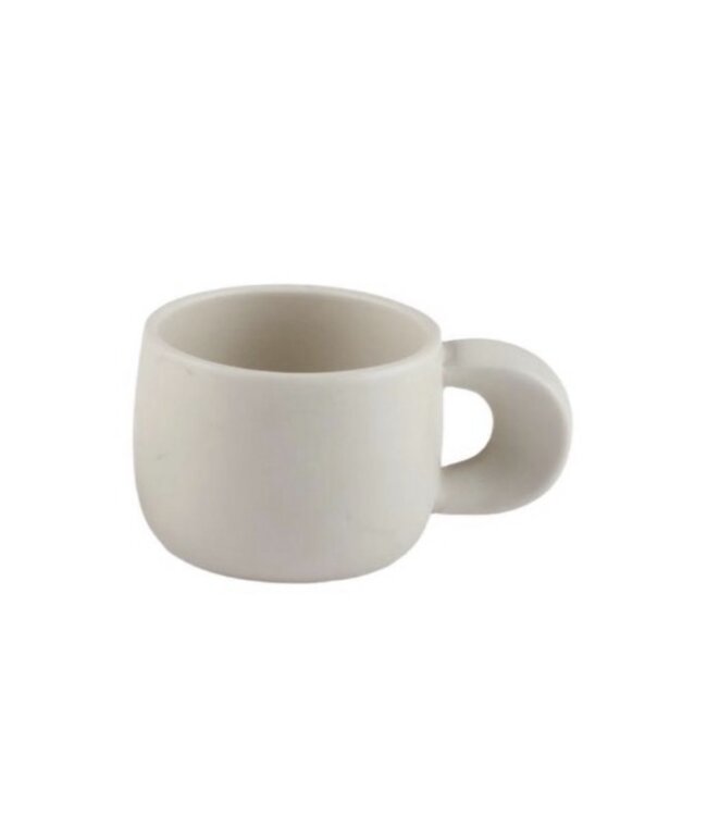 Bavary Ceramic koffiekopjes crem mat 2-stuks 250ml