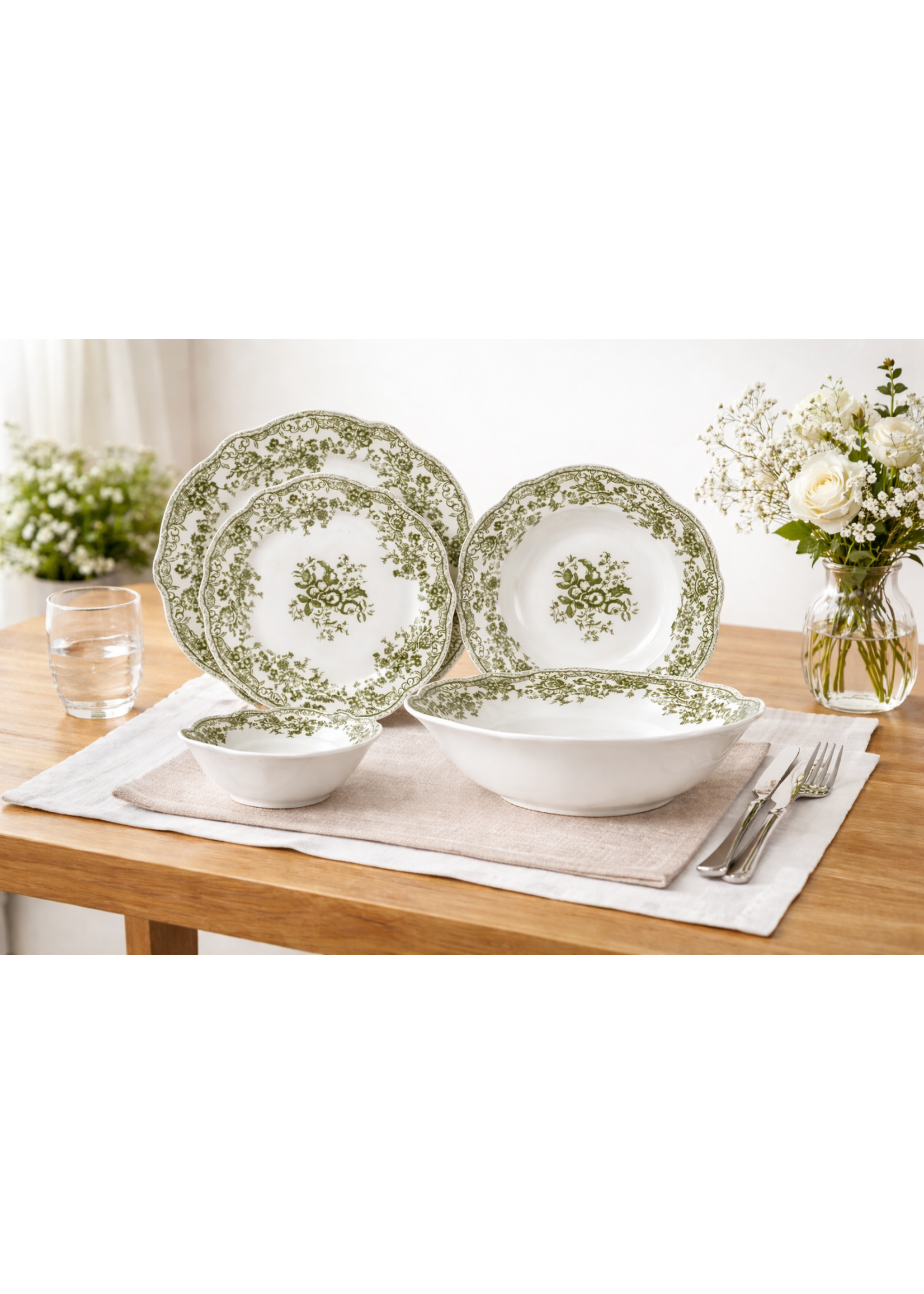 Service de table vintage Bavaria 25 pièces