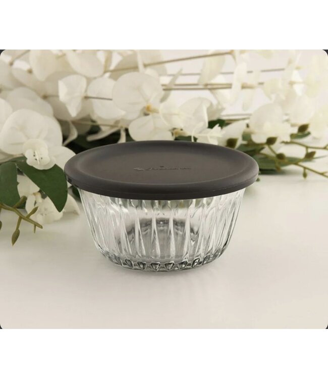 Pasabahce FREZYA Boîtes de conservation en verre avec couvercles – Lot de 6 x 175 ml