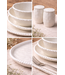 Service de table Almina Pearly 26 pièces blanc