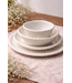 Service de table Almina Pearly 26 pièces blanc
