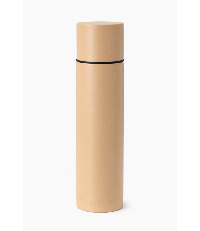 Babary Bouteille isotherme minimaliste – Design élégant – 350 ml et 750 ml – Beige, Noir, Blanc