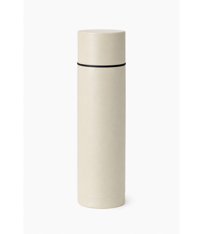Babary Bouteille isotherme minimaliste – Design élégant – 350 ml et 750 ml – Beige, Noir, Blanc