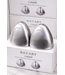 Ensemble de salière et poivrière Bavary Lunar – Design en acier inoxydable – Minimaliste et moderne – 2 pièces