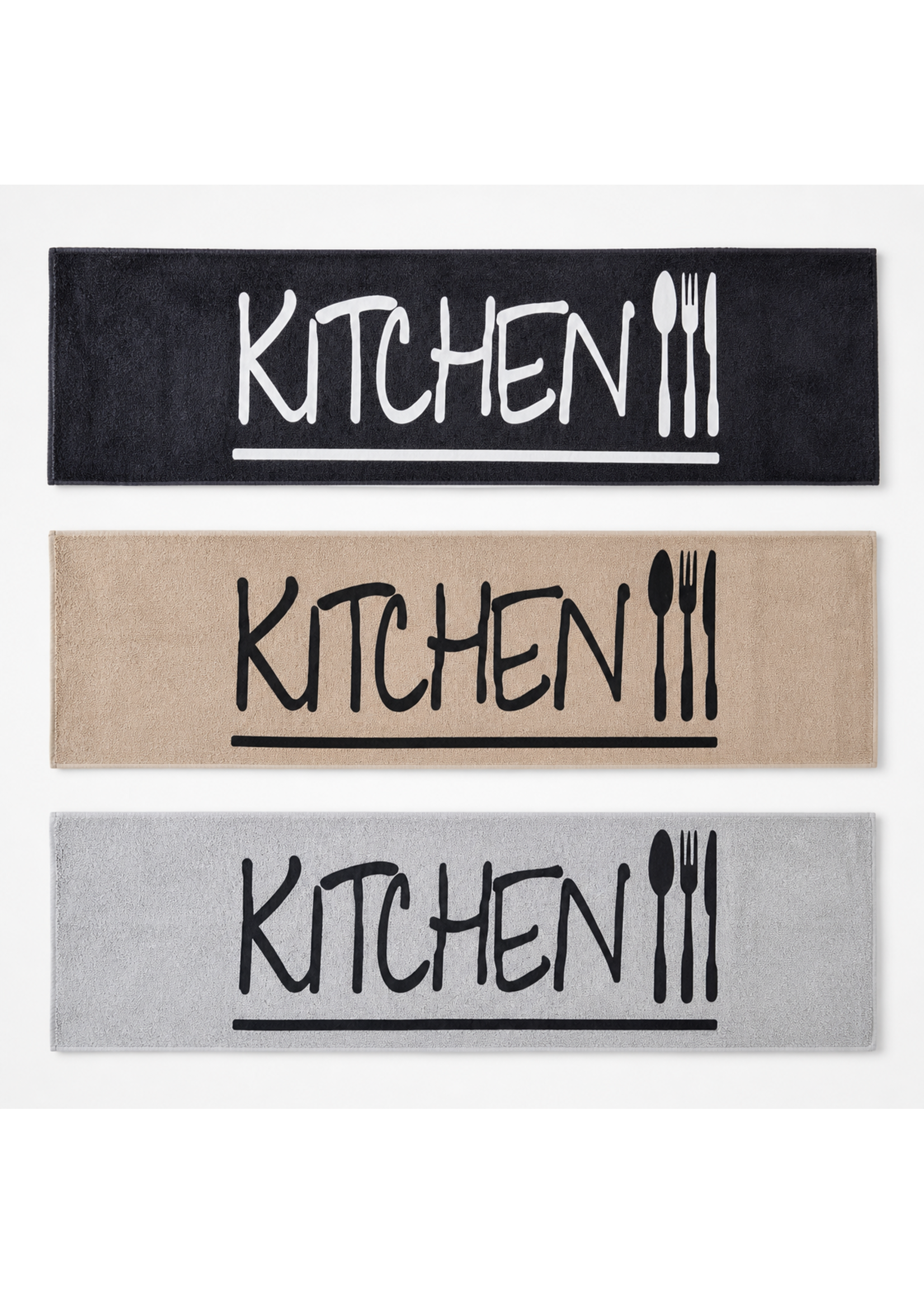 Wasbaar Kitchen Vloerkleed 60x180 cm – Verkrijgbaar in 3 Kleuren