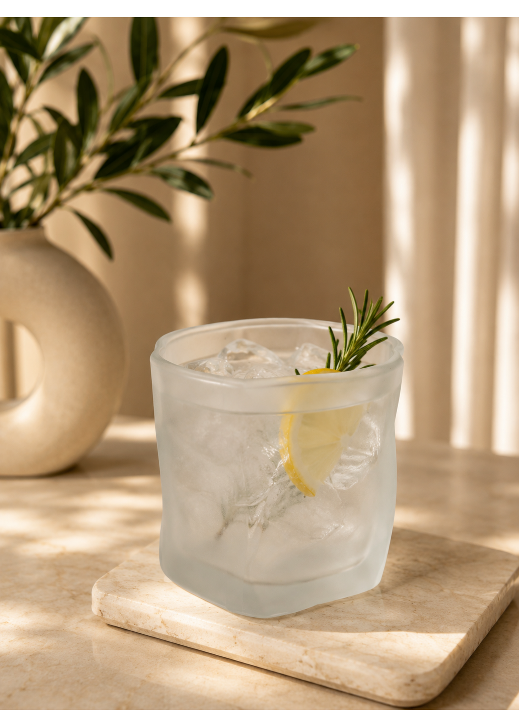 Bavary Set van 6 Wave Glazen – Minimalistisch Design
