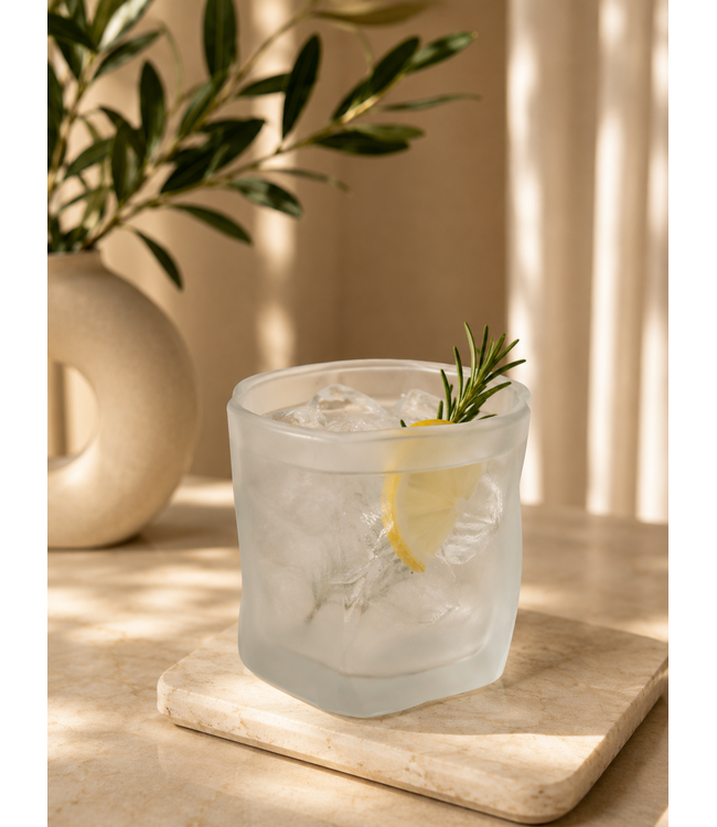 Bavary Set van 6 Wave Glazen – Minimalistisch Design
