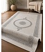 Zelmore ÇAĞLA Luxury Series Vloerkleed – Grey / Cream