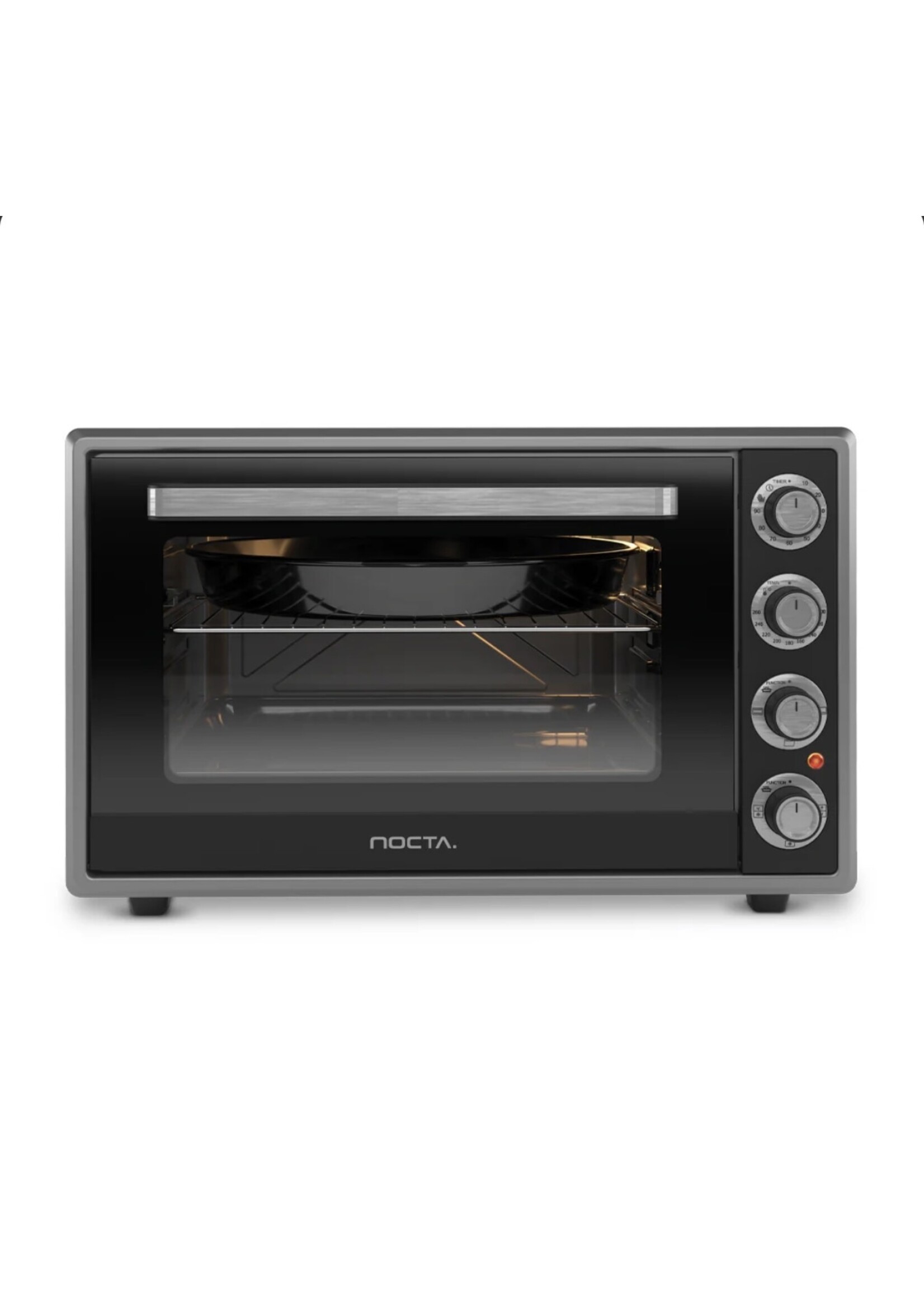 NOCTA Elektrische Oven – 70 Liter, Vrijstaand Hete Luchtoven (Zwart)