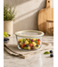 BAVARY Glazen Vershoudschaal 1650 ml – Waterdicht met Deksel