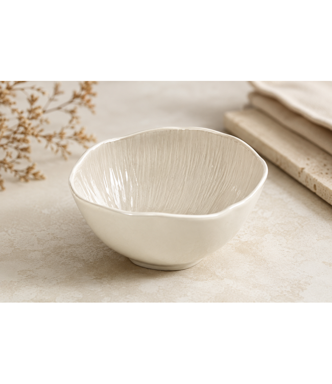 Bavary Ceramico Schüsseln – 6er-Set – Beige – Ø 11,7 cm
