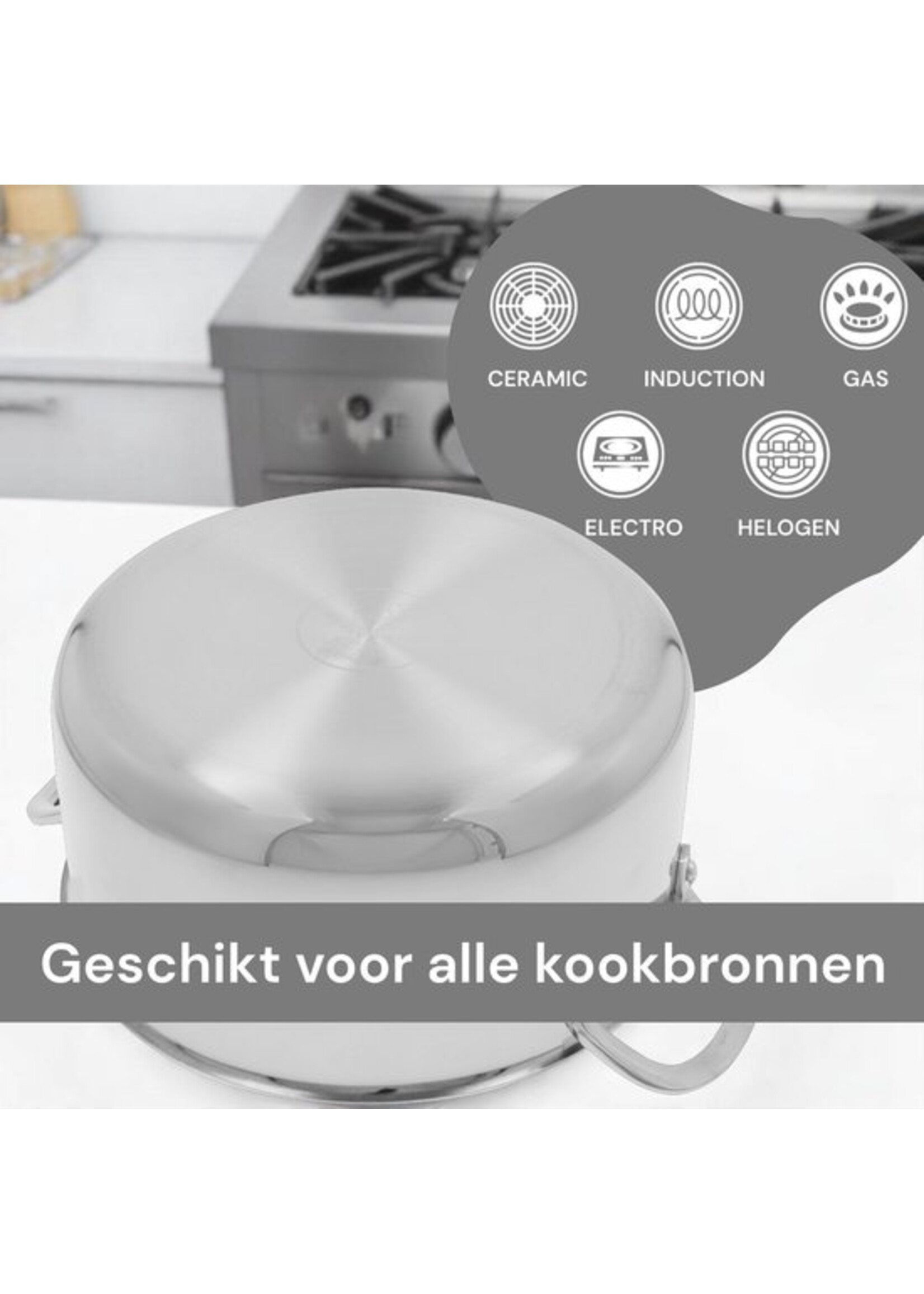 10-teiliges Induktionskochgeschirr-Set – Edelstahl-Bratpfannen-Set in Wabenform – Kühle Griffe – Antihaftbeschichtung – Royal Swiss®