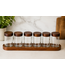 Bavaria 7-teiliges Gewürzglas-Set mit Holzhalter