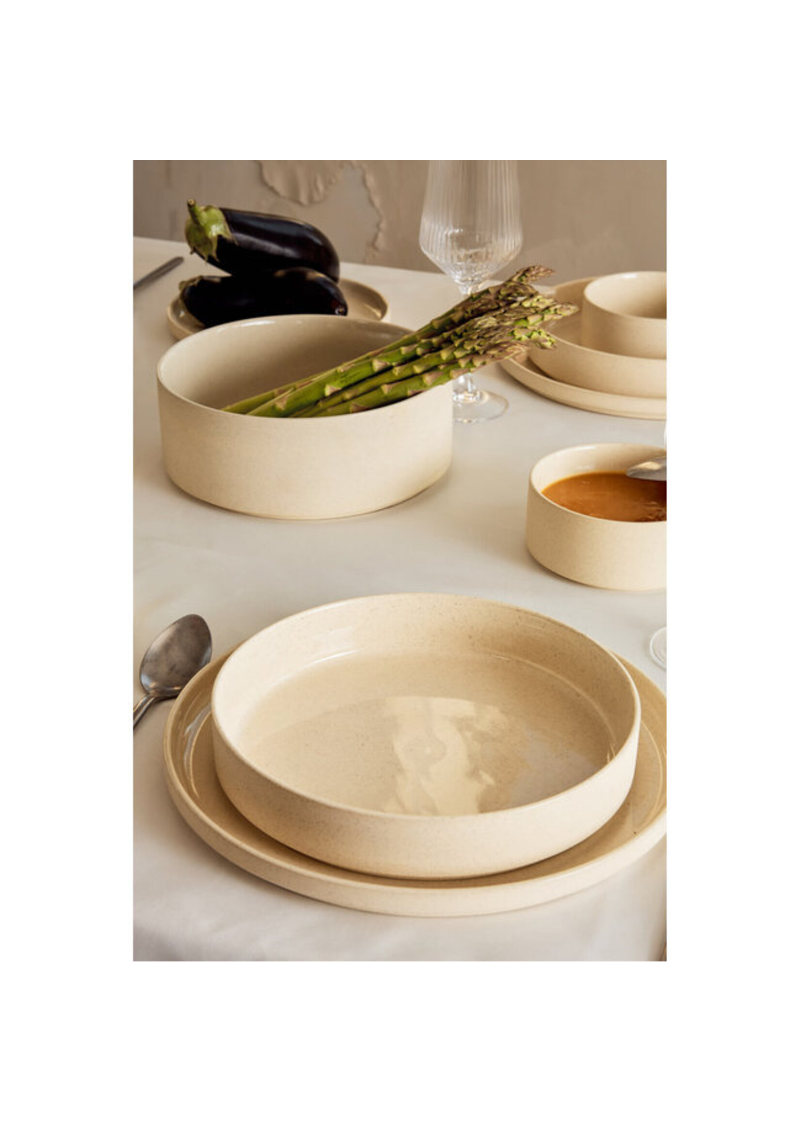 Bavary 25-teiliges Service-Set Creme