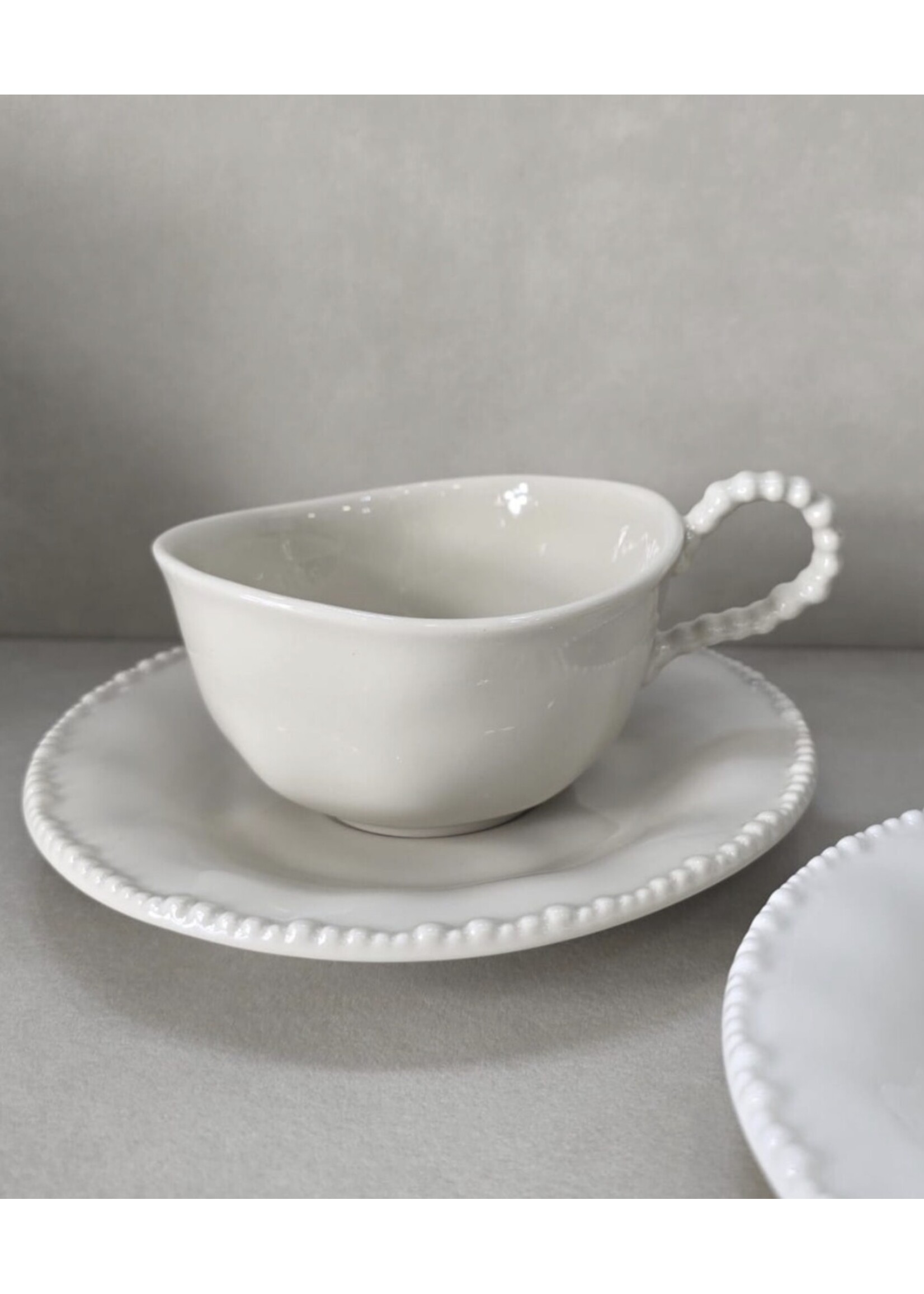 Tasses à café Bavaria Pearl 175 ml – Lot de 12 | Blanches ou crème